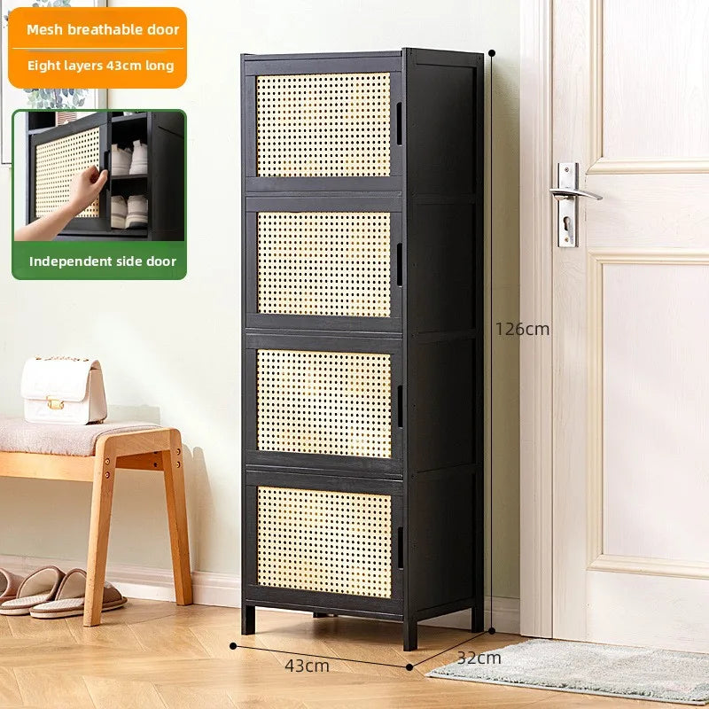 Shoe cabinet entrance household shoe rack simple storage artifact space saving multi-storey dormitory Oasis Select Eighth floor 40 1