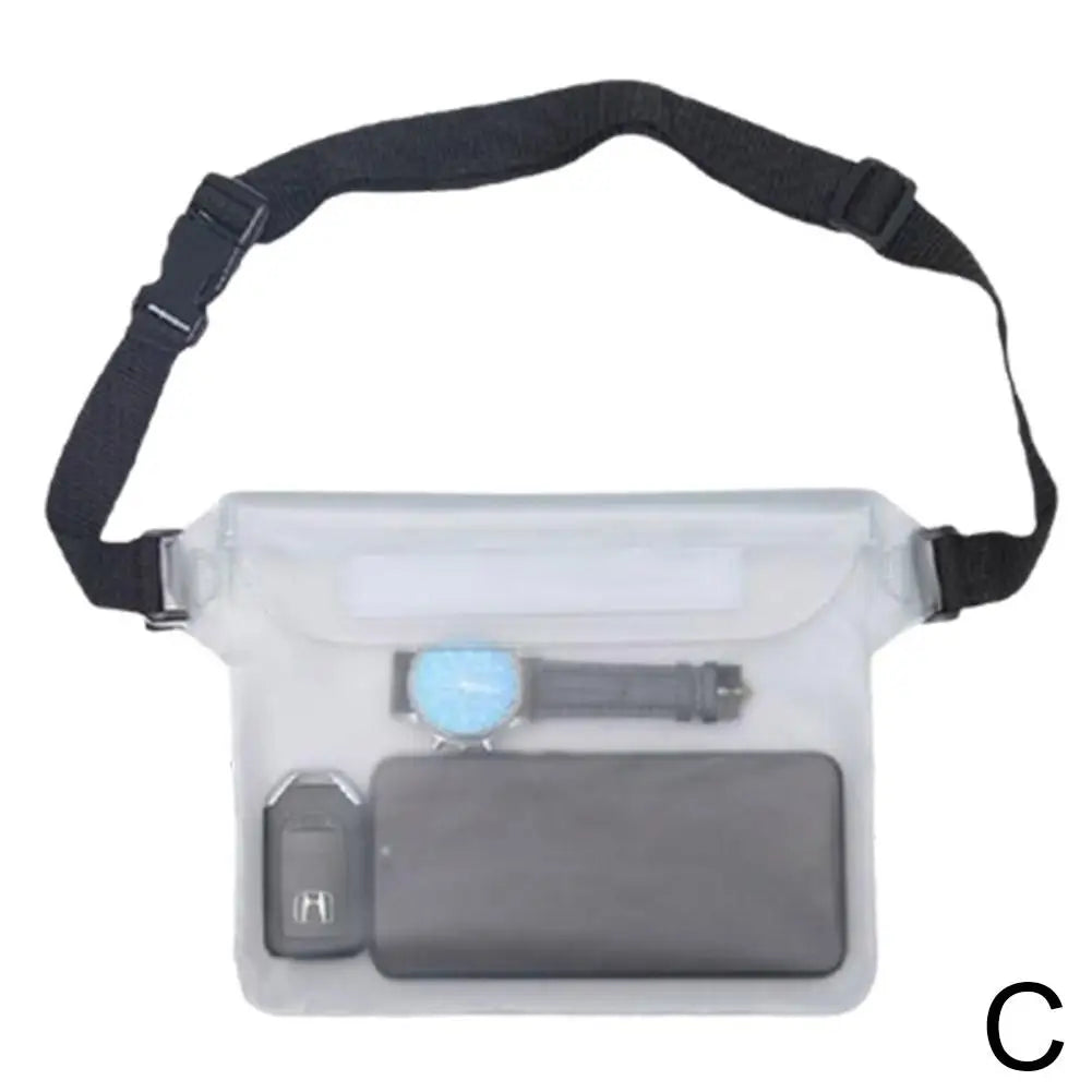 Waterproof Swimming Bag Sealing Drift Diving Waist Pack Skiing Underwater Phone Case Cover Dry Shoulder Bag For Beach Boat Sport Oasis Select C