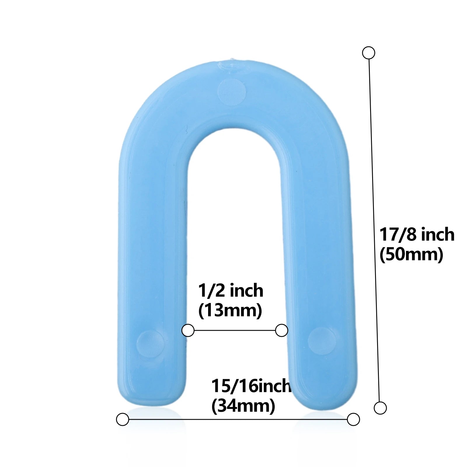 100/200pcs U-shaped Horseshoe Shims Tile Spacers PP Level Wedges Positioning Clips Floor Wall Tile Gap Fixing Construction Tools Oasis Select