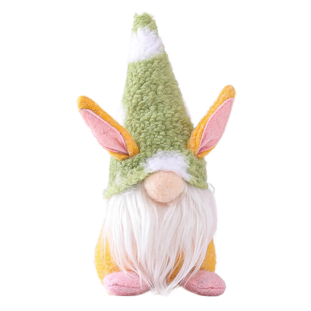 Cute Easter Faceless Gnome Rabbit Doll Handmade Home Decoration Spring Hanging Bunny Party Decor Ornaments Kids Gifts Oasis Select Green