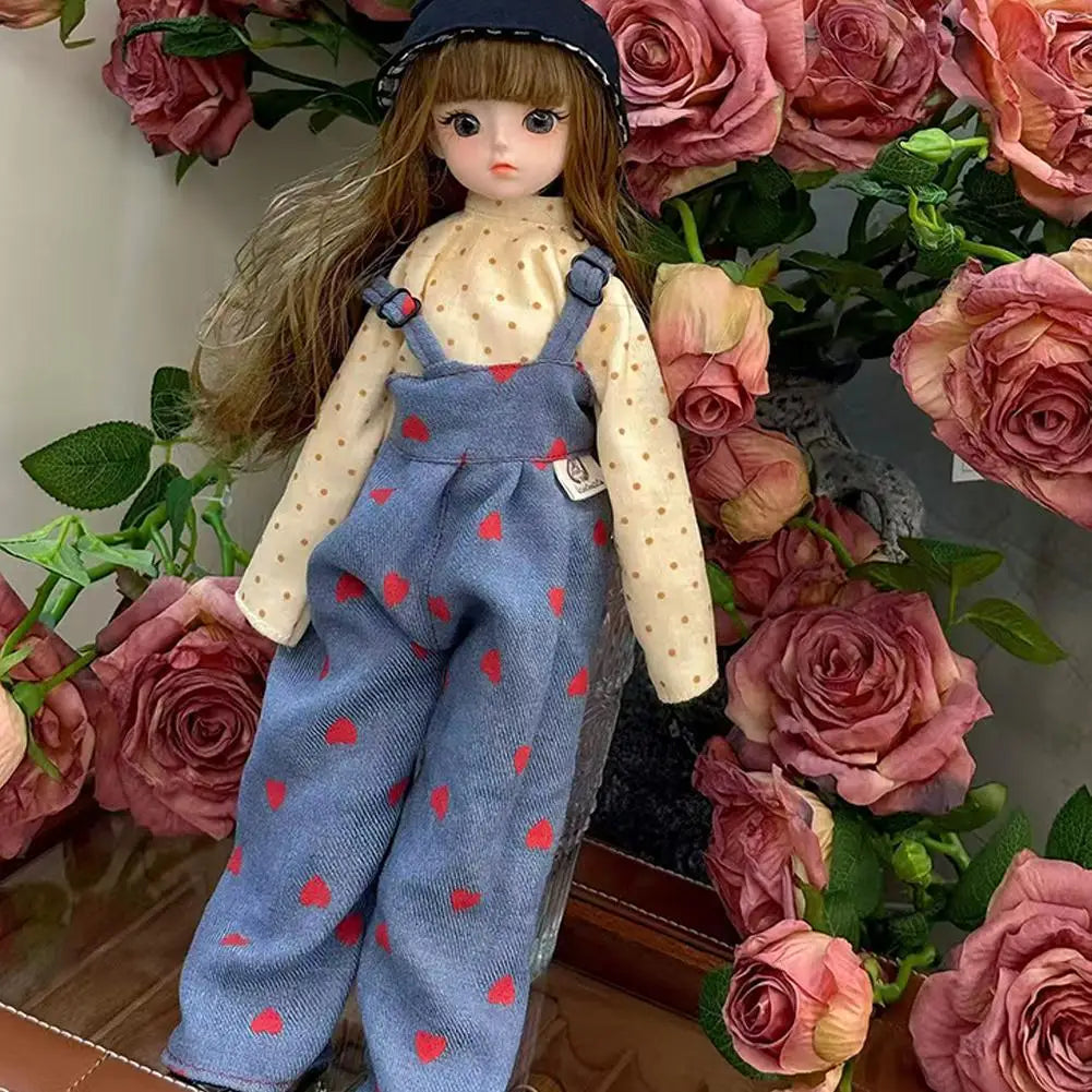 30cm 1/6 BJD Doll Clothes Changing Princess Skirt Set BJD Baby Dress Change Set Lady Princess Doll Accessories (without Doll) Oasis Select