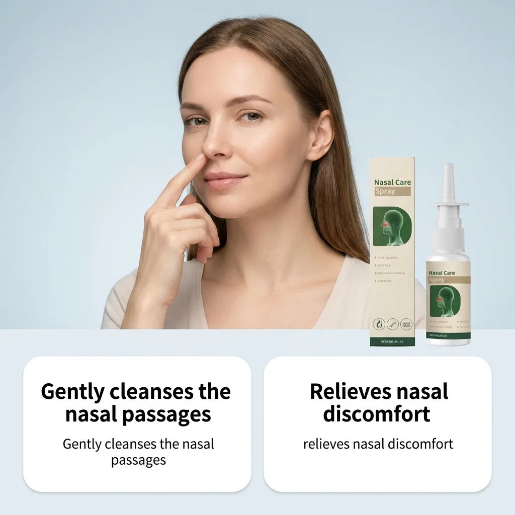 Plant-Based Nasal Cleaning Spray – Congestion & Sinus Relief Nasal Care Spray Oasis Select