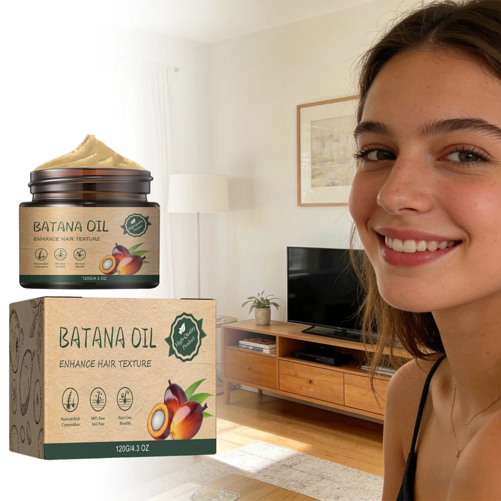 Batana Oil Hair Cream – Deep Repair, Moisture & Frizz Control Hair Treatment Cream Oasis Select