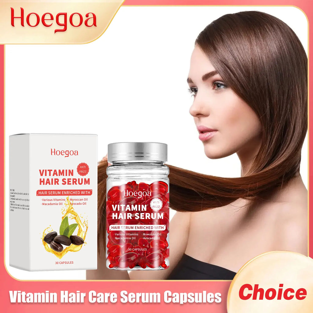 Vitamin Hair Care Serum Capsules Increase Regrowth Oil-Control Prevent Loss More Thicker Scalp Massage Hair Growth Essential Oil Oasis Select