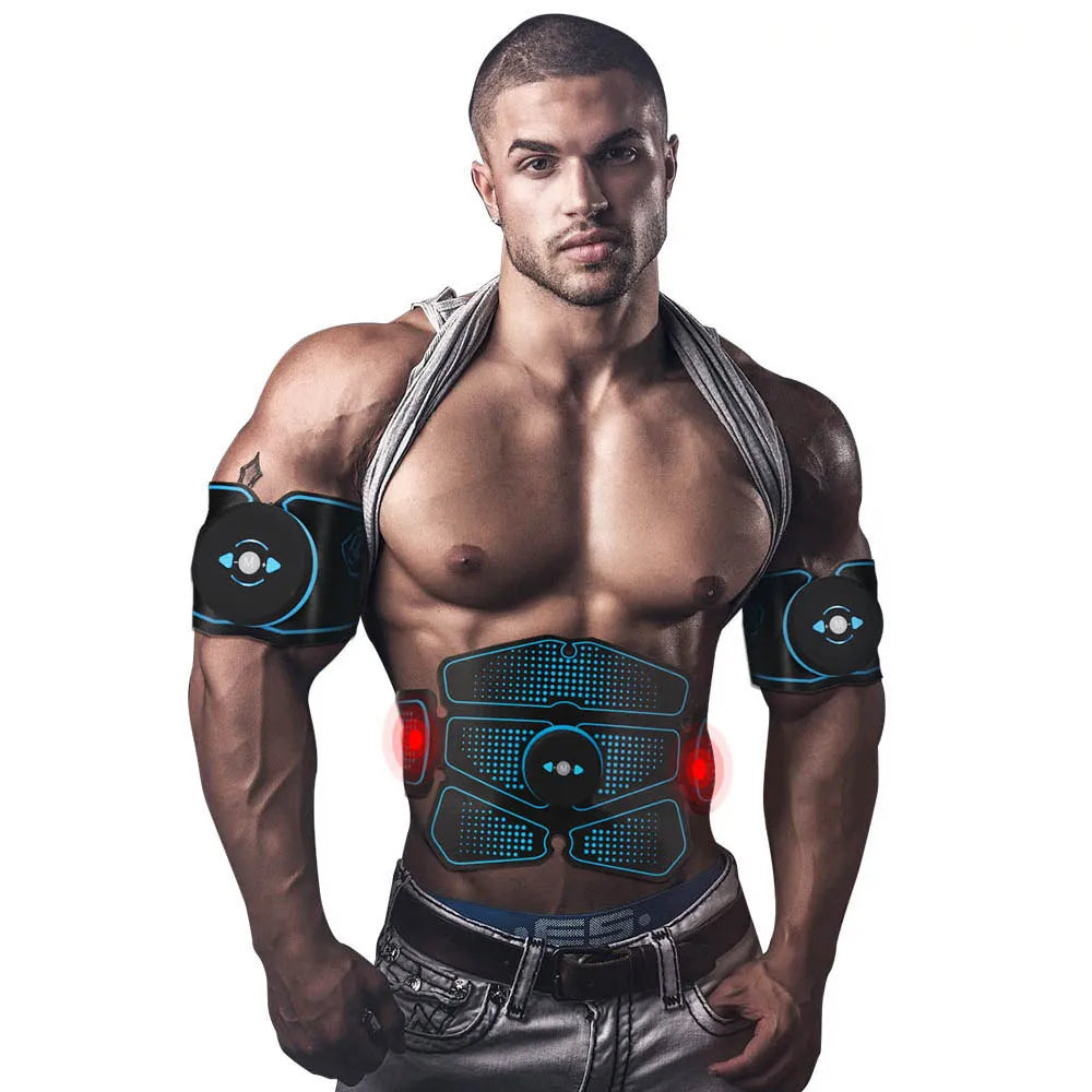 Abdominal Muscle Stimulator Trainer EMS Abs Fitness Equipment Training Gear Muscles Electrostimulator Toner Exercise At Home Gym Oasis Select Default Title