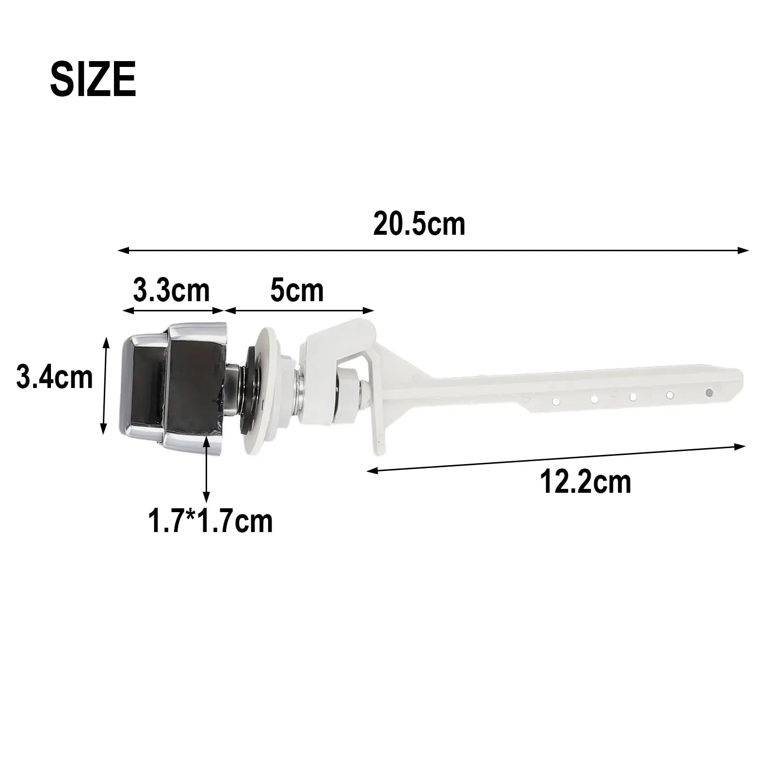 Push Button Toilet Flush Kit – Side Mount Trip Lever Handle Toilet Flush Kit Oasis Select