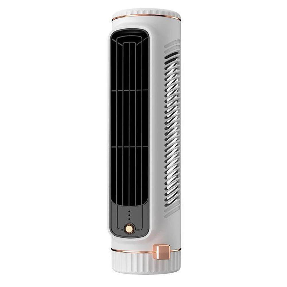 Desk Tower Fan USB Rechargeable 3 Speeds Quiet Air Cooler Summer Ventilation Fan Desktop Cooling Fan for Outdoor Camping Hiking Oasis Select B france