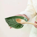 Ceramic Spatula Holder, Kitchen Countertop Spoon Holder, Cute Leaf Design, Multifunctional Cutlery Holder Oasis Select Default Title