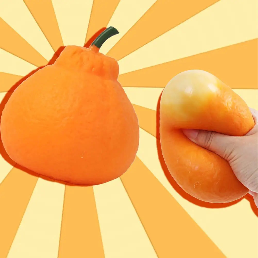 Orange Squeeze Fidget Toy – Stress & Anxiety Relief Sensory