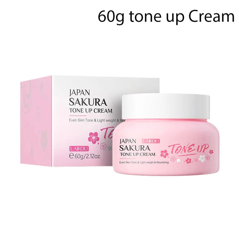 Eelhoe Sakura Tone-Up Glow Moisturizer Cream 30ml Tone-Up Face Cream Oasis Select 60g