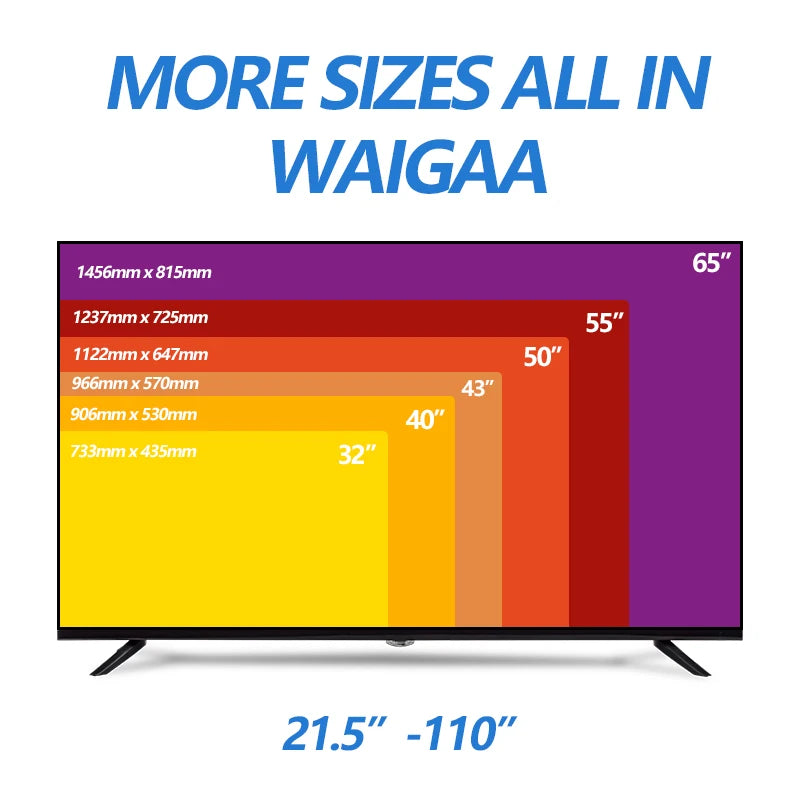 Large Screen UHD 70 Inch Television 32 43 50 55 65 75 85 98 100 Inches Fhd Android Led Lcd Smart Tvs with Wifi Oasis Select