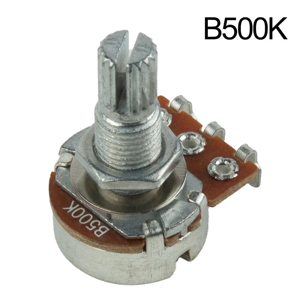 Guitar Parts/kits Guitar Potentiometer 18mm Pots Shaft 250K Or 500K Ohms A250K Plastic Potentiometer 1/4\" (6mm) Oasis Select B500K