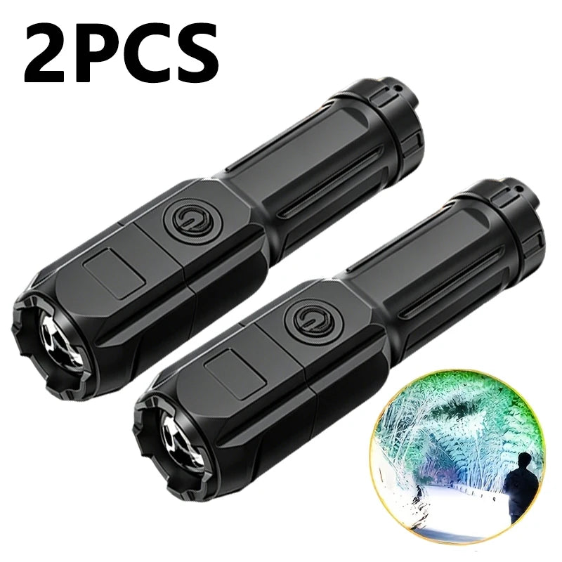 ZHIYU LED Rechargeable Zoomable Flashlight – Waterproof Torch