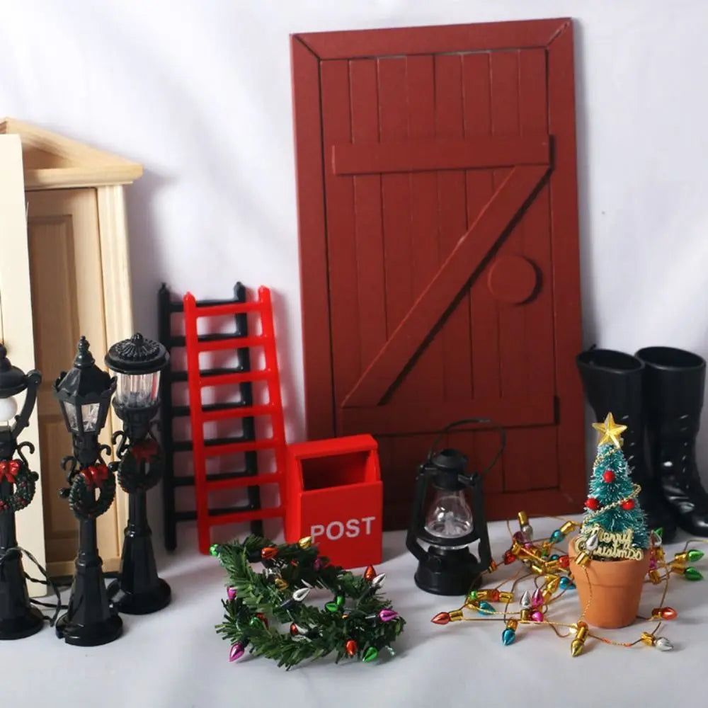 Simulation Dollhouse Lights Stripes Mini 1:12 Mini Lights Stripes Miniature 30CM Pine Branch Lights Stripes DIY Oasis Select