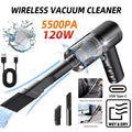 1PC Wireless Vacuum Cleaner 120W High Power Black Dual Use for Home And Car Powerful Portable Handheld Vacuum Oasis Select Default Title