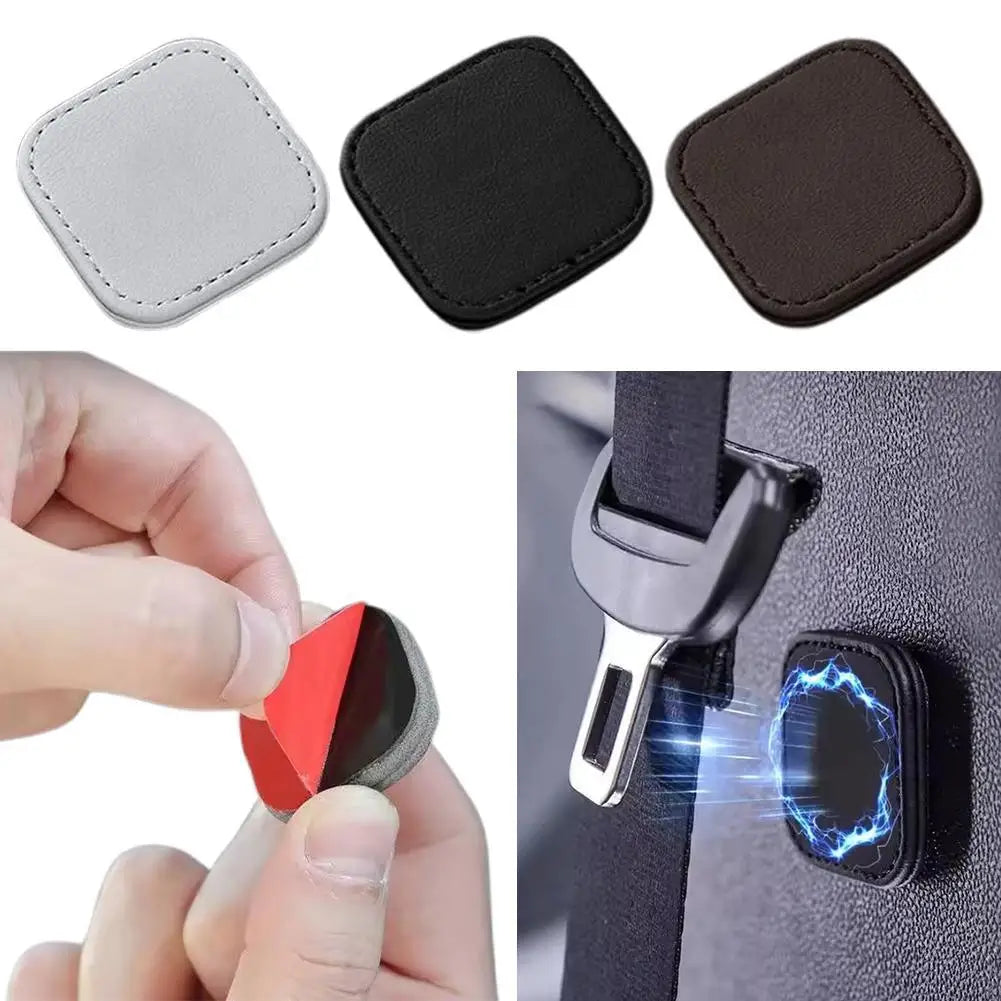 Magnetic Seat Belt Clip Holder – Aluminum Alloy Fixing Stopper