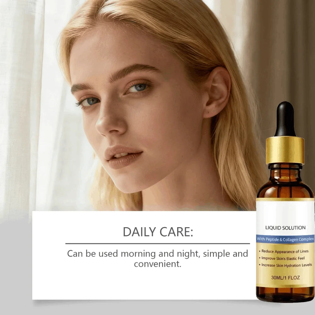 30ml Face Lifting Essence Containing Peptide and Collagen Anti-Aging Moisturizing Essence Oil to Fade Wrinkles and Face Care Oasis Select