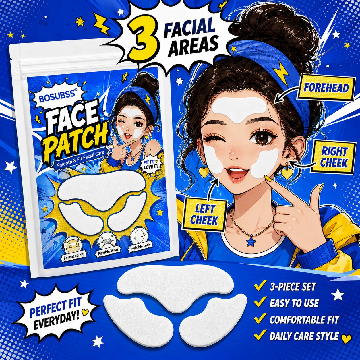 10 pairs/set - nasolabial patch for lightening nasolabial folds, lifting and firming facial skin, moisturizing and hydrating Oasis Select 10pcs