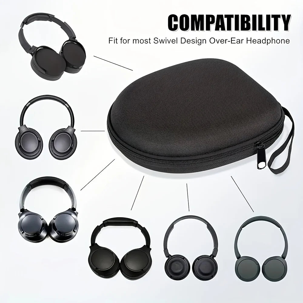 Headphone Case for Sony WH-CH720N WH-1000XM4 MDR-ZX100 Universal Headset Travel Bag Hard EVA Storage Earphone Carrying Pouch Oasis Select