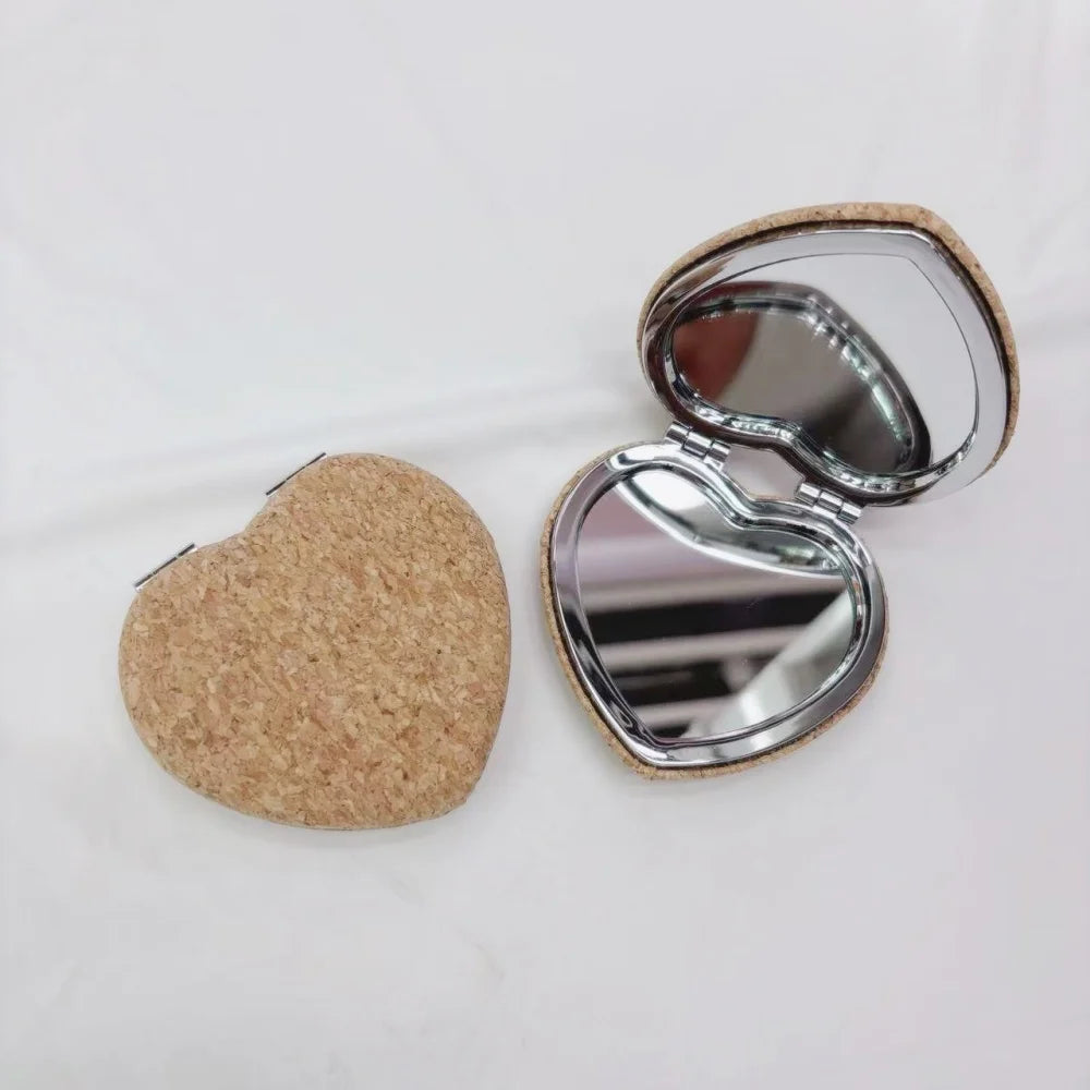 Vintage Folding Small Mirror Circle Makeup Round Mirrors Magnifying Portable Espejo Redondo Home Decoration Accessories Oasis Select