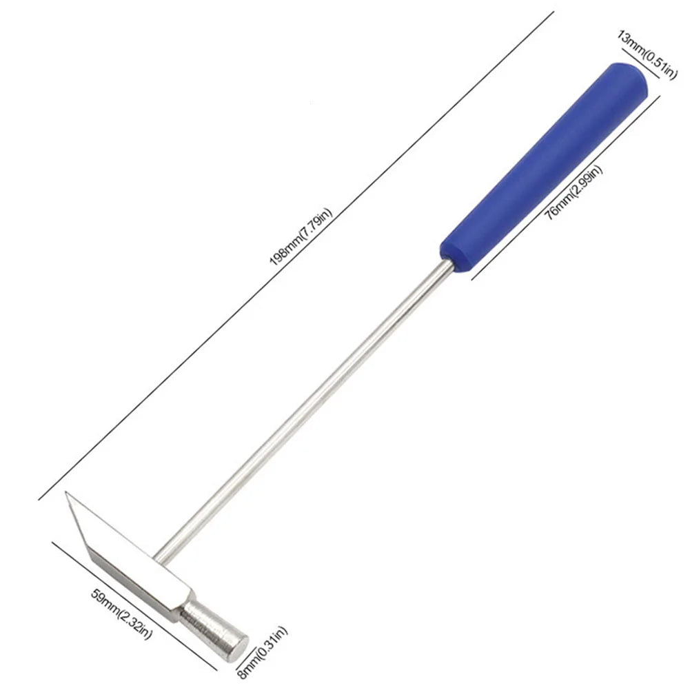 Double Face Soft Tap Rubber Hammer Hand Tool Non-Slip Handle For Leather Jewelry Craft Woodwork Watch Repairs Oasis Select D