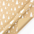 Christmas Gift Wrapping Paper with Snowflake Tree Pattern Paper Roll 16.9"x590" Eco-Friendly Paper Material for Holiday Presents Oasis Select Tree
