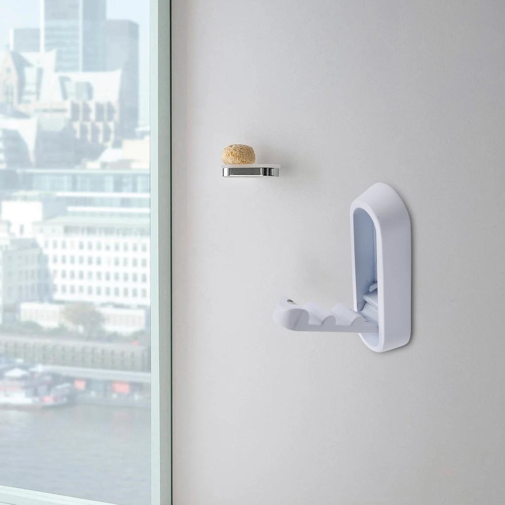 Folding Wall Hooks Bathroom Hooks Clothing Hooks Multi-purpose Use Towel Hanger Bathroom Accessories For Hanging Robes, Towels Oasis Select