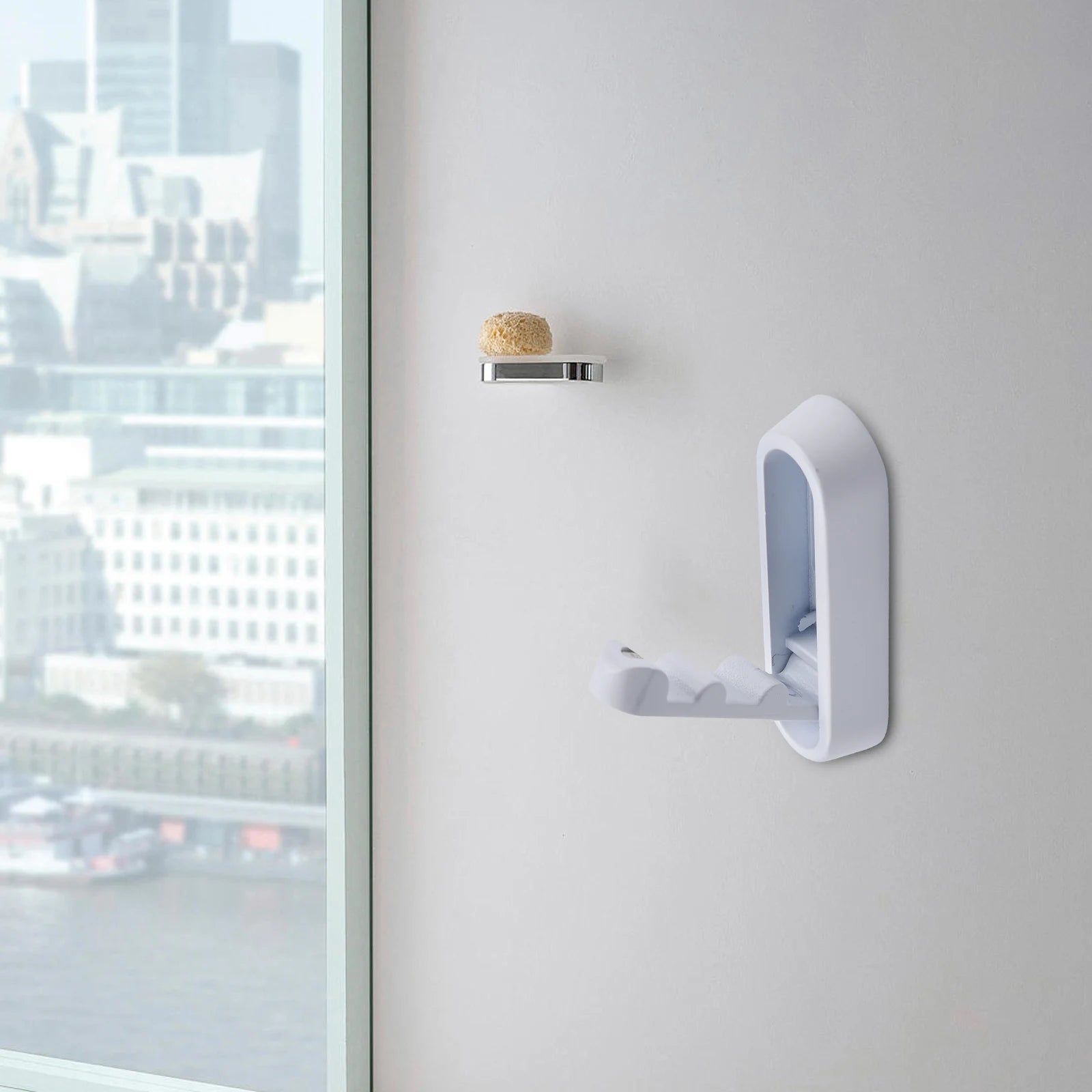 Folding Wall Hooks Bathroom Hooks Clothing Hooks Multi-purpose Use Towel Hanger Bathroom Accessories For Hanging Robes, Towels Oasis Select