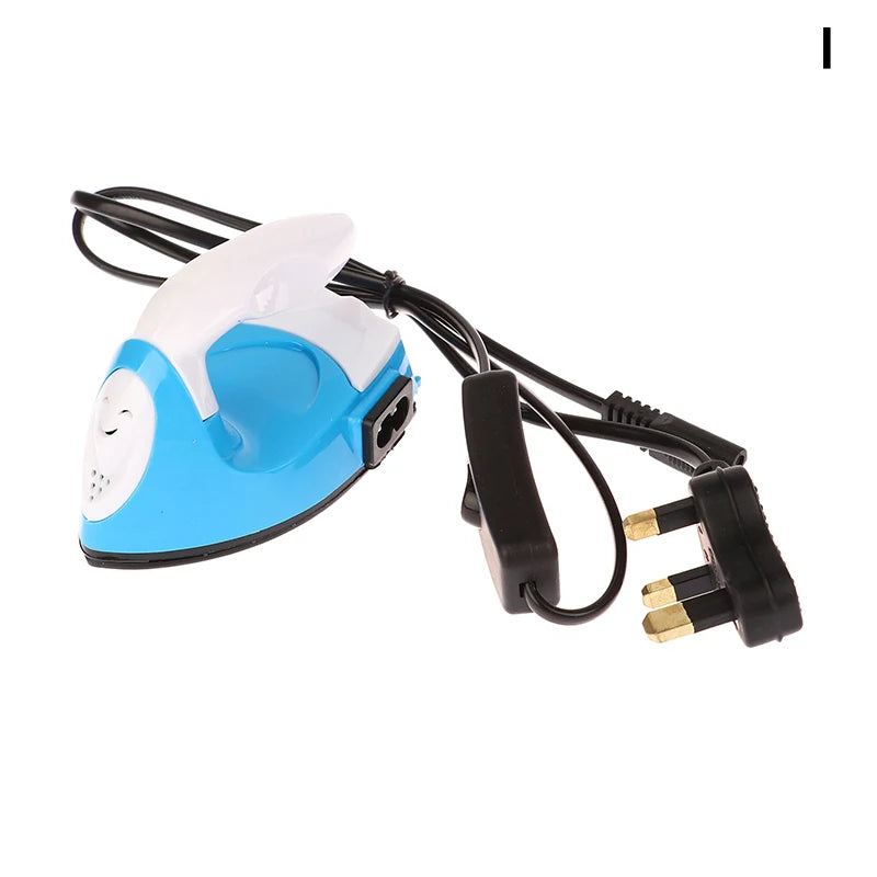 EU/US/UK Plug Mini Craft Iron Electric Iron Portable Handy Heat Press Diy Small Iron For Ironing Clothes Laundry Appliances Oasis Select I-UK