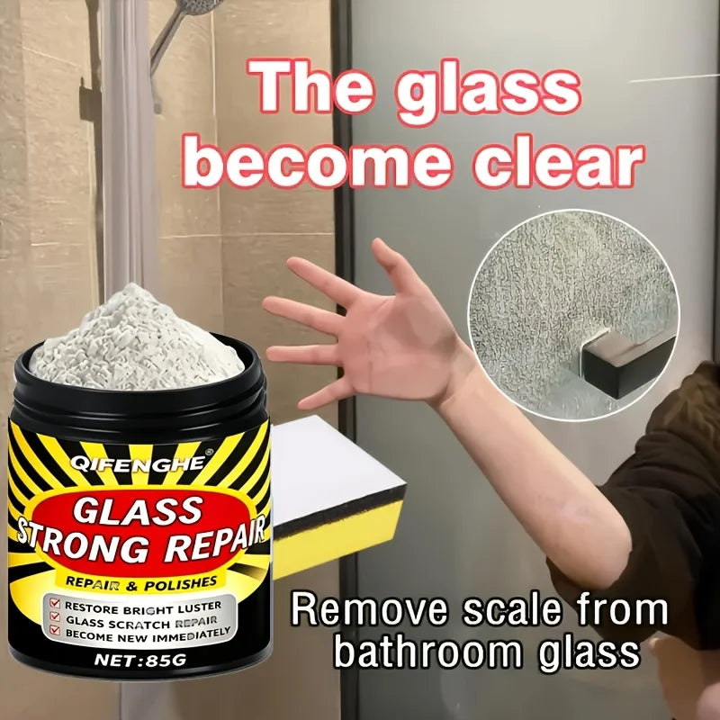 Bathroom Polishing Powder – Hard Water Stain Remover for Glass