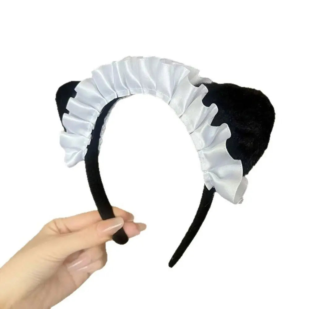 Lovely Polyester Cat Ear Headbands Japanese-Style Photography Props Lolita Hair Hoops Maid Cosplay Hair Accessories Stage Oasis Select