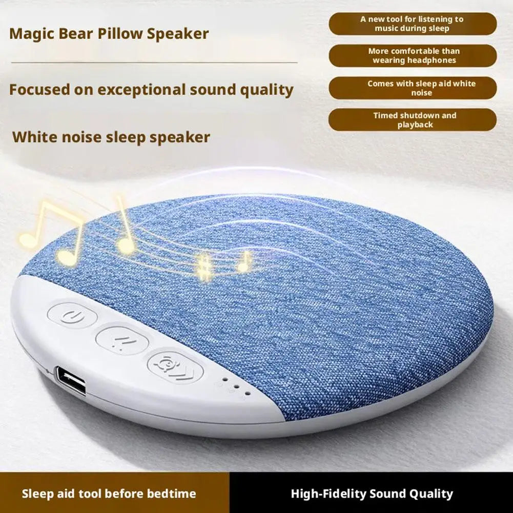 Mini Bluetooth Under-Pillow Sleep Speaker – 48Hr Battery, White Noise Bluetooth Sleep Speaker Oasis Select
