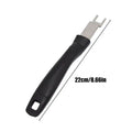 Grill Grate Lifter Tool Grill Grate Lifter Gripper Stainless Steel BBQ Cooking Accessories for Camping Backyard Barbecue Picnic Oasis Select Black