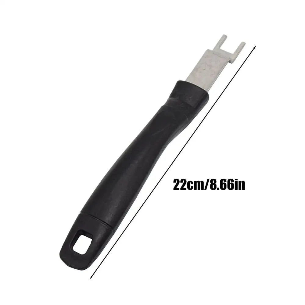 Grill Grate Lifter Tool Grill Grate Lifter Gripper Stainless Steel BBQ Cooking Accessories for Camping Backyard Barbecue Picnic Oasis Select Black