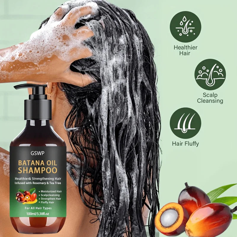 GSWP Batana Shampoo Containing Rosemary Gently Cleanses Deeply Oasis Select