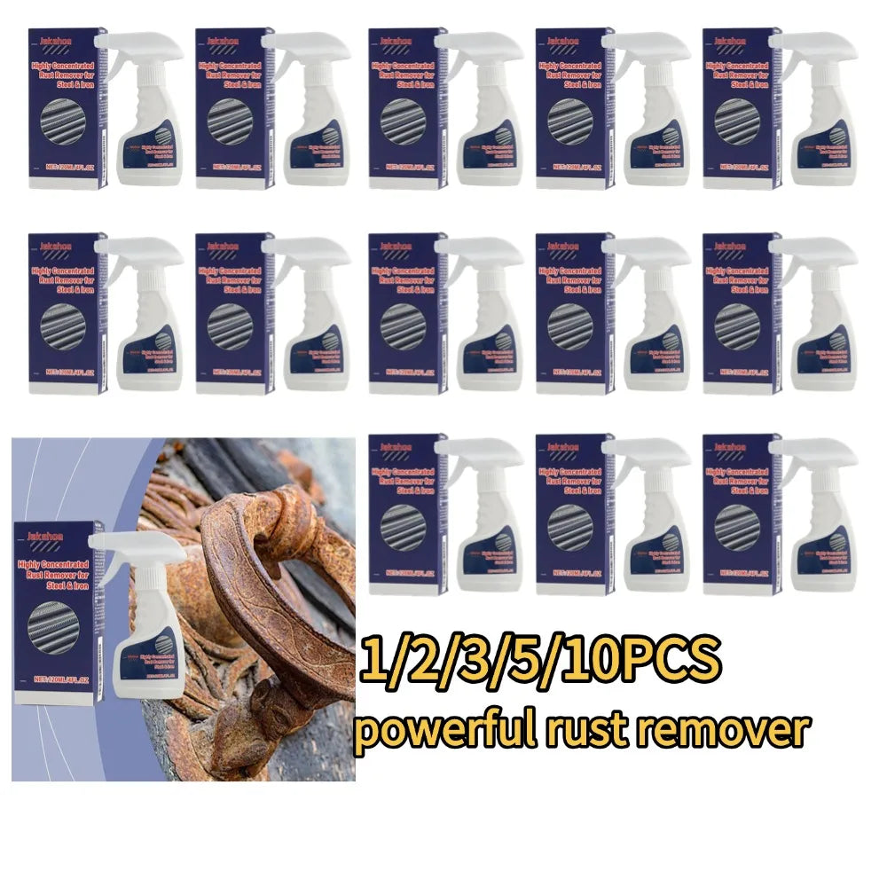 Metal Rust Remover Multipurpose Rust Stain Remover Gentle Portable Rust Remover Liquid for Rebar Iron Car Maintenance Cleaning Oasis Select