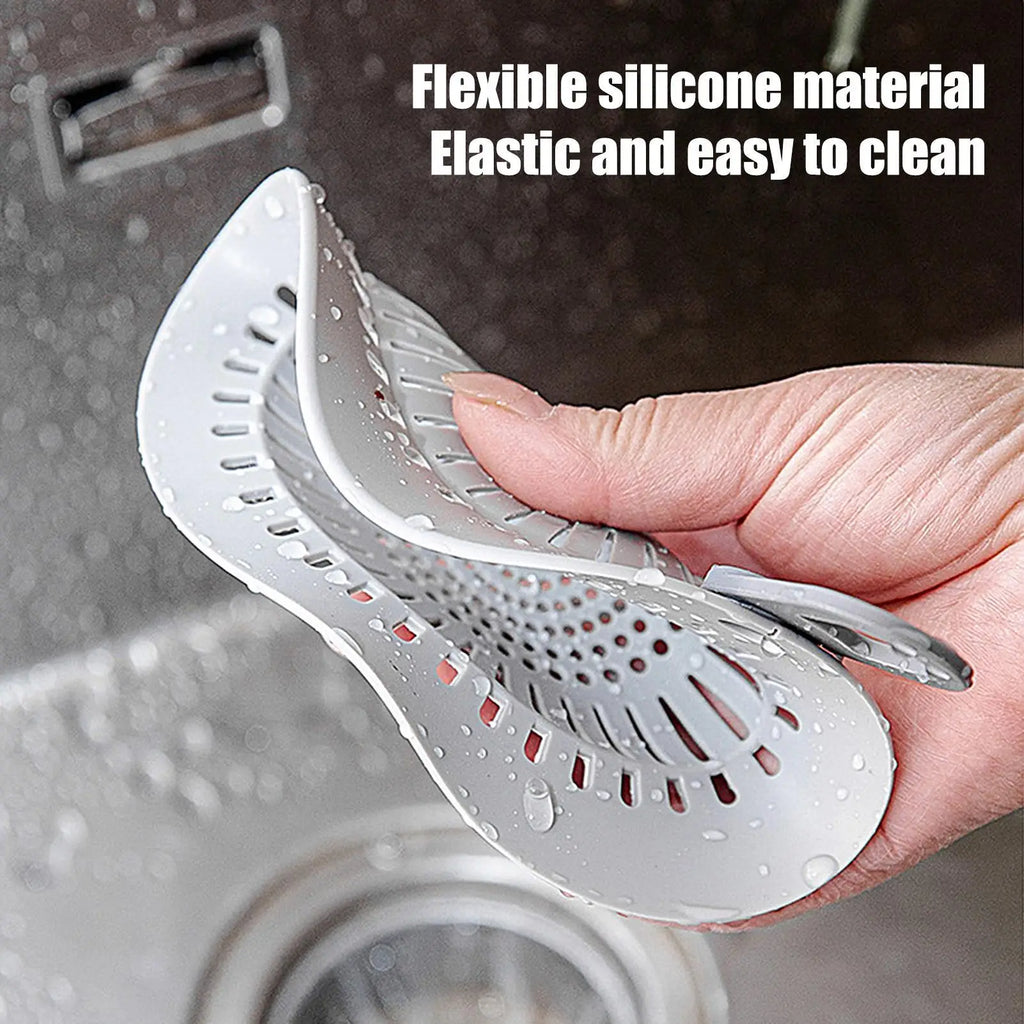 Silicone Drain Strainer Hair Catcher with Drain Holes for Bathroom Kitchen Shower Drain Hair Catcher Anti-blocking Sink Oasis Select