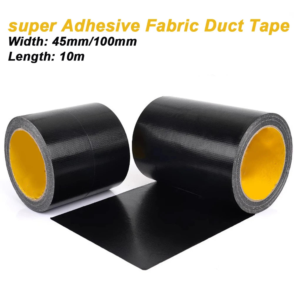10m Super Strong Adhesive Cloth Tape 45/100mm, For Car, Carpet Fixing, Car Seat Cushions, Tents, Plastic Repairs, Decoration,DIY Oasis Select