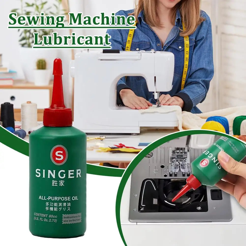 Sewing Machine Oil Original Imported Sewing Machine Oil Lubricant White Oil Sewing Machine Oil special oil lubricant 1-5PC Oasis Select