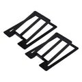 15° Tilt Desktop Speaker Stands – Universal Steel Desk Mounts