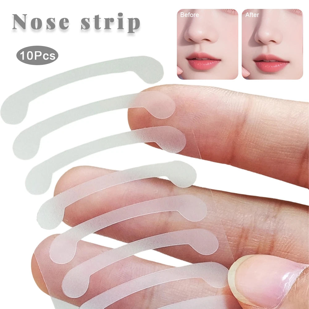 Invisible Transparent PE/PU Breath Nasal Strips Shrinking Nose Wing Patch For Cosplay Special Nose Shrink Oasis Select