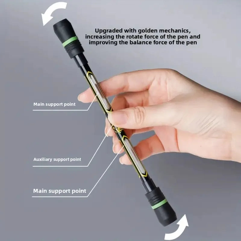 1/3pcs Cool Rotating Pencil, Flexible Hand Training, Anti Drop and Anti Slip Tape Writing Function - Balanced Rotating Pencil Oasis Select