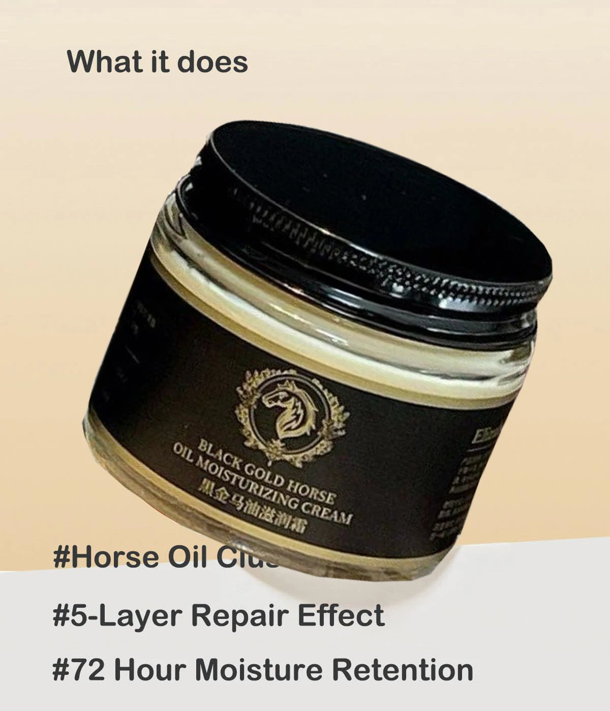 Horse Oil Face & Body Cream – Moisturizing Anti-Aging Skincare