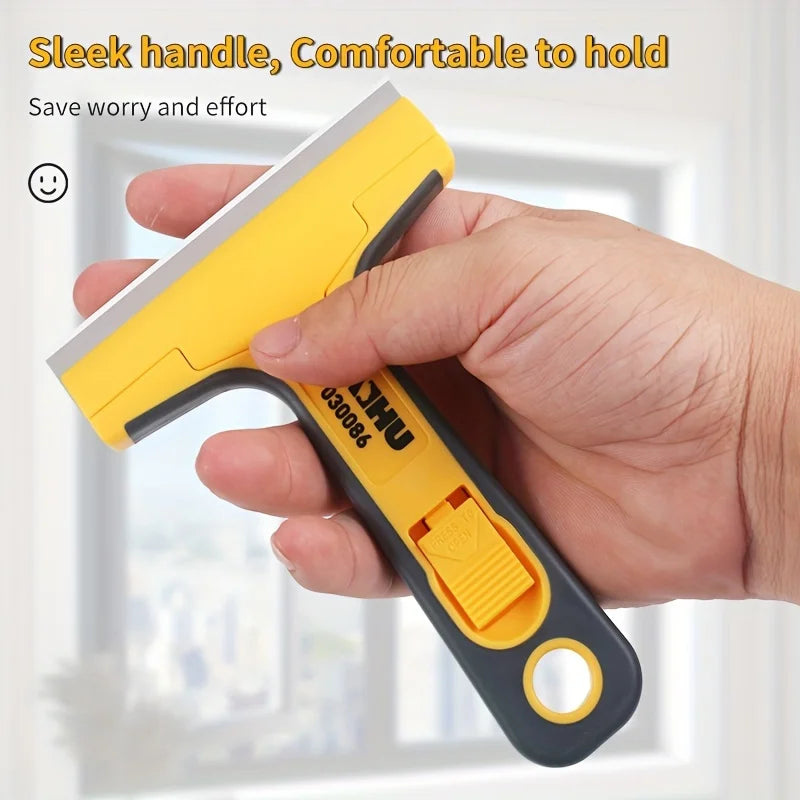 Wide Razor Blade Scraper Tool - Glass Cleaner Suitable for Stoves, Windows, Paint Removal, and Adhesive Residue Removal Oasis Select