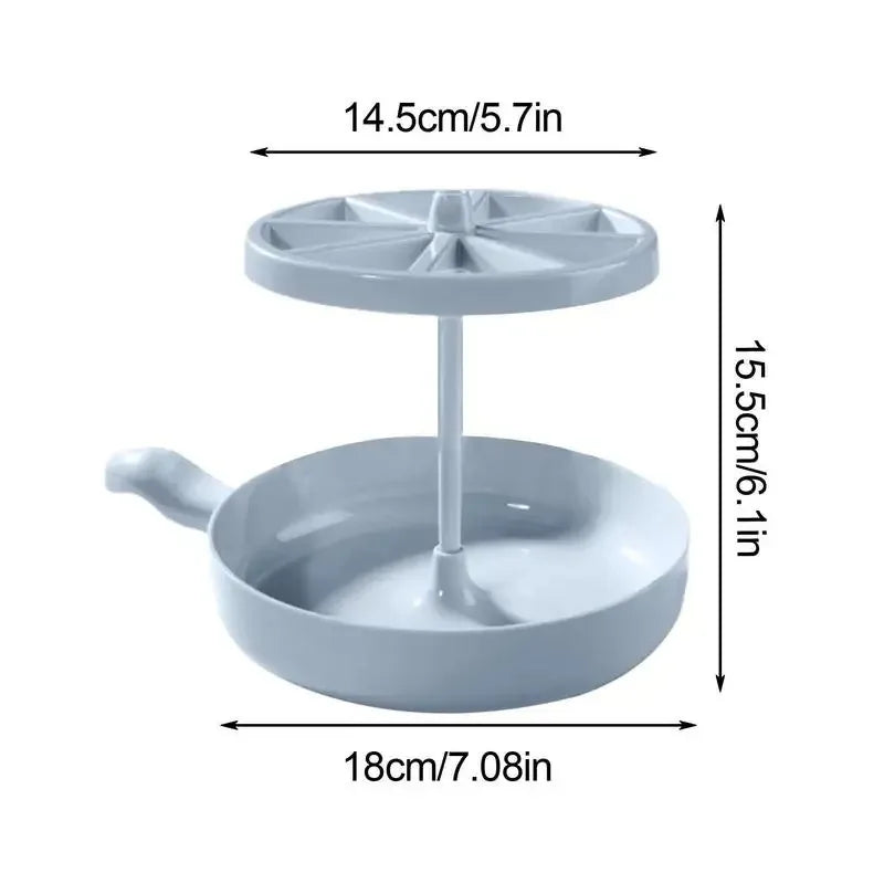 Microwave Bacon Cooker Microwave Bacon Dish Tray Bacon Grease Catcher Meal Prep tool Kitchen Dorm Gadget Meal Prep Tool Oasis Select