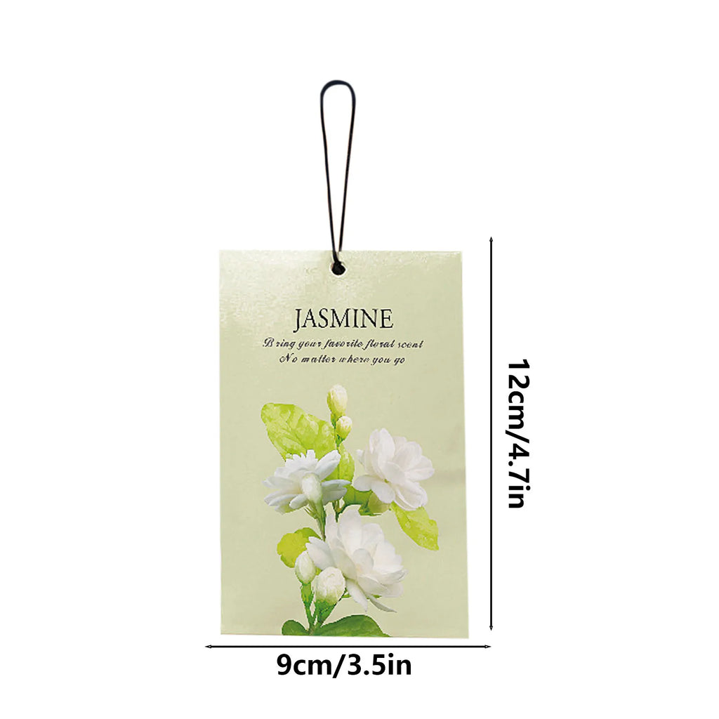 4pcs Perfume Scented Sachet Closet Fragrances Sachet Wardrobe Car Air Freshener Home Fragrance Sachet Hanging Jasmine Oasis Select