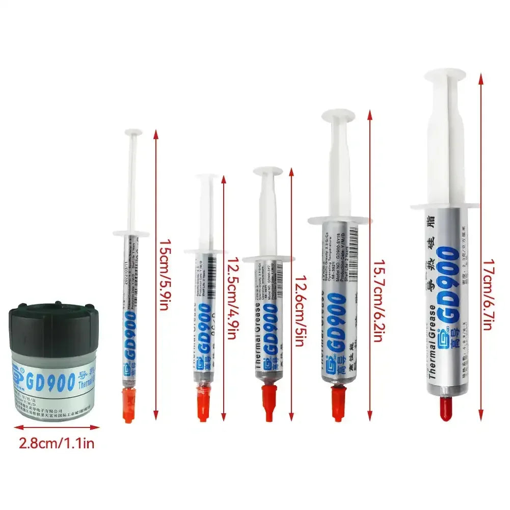 GD900 Thermal Paste CPU GPU Heatsink Silicone Grease 3–150g