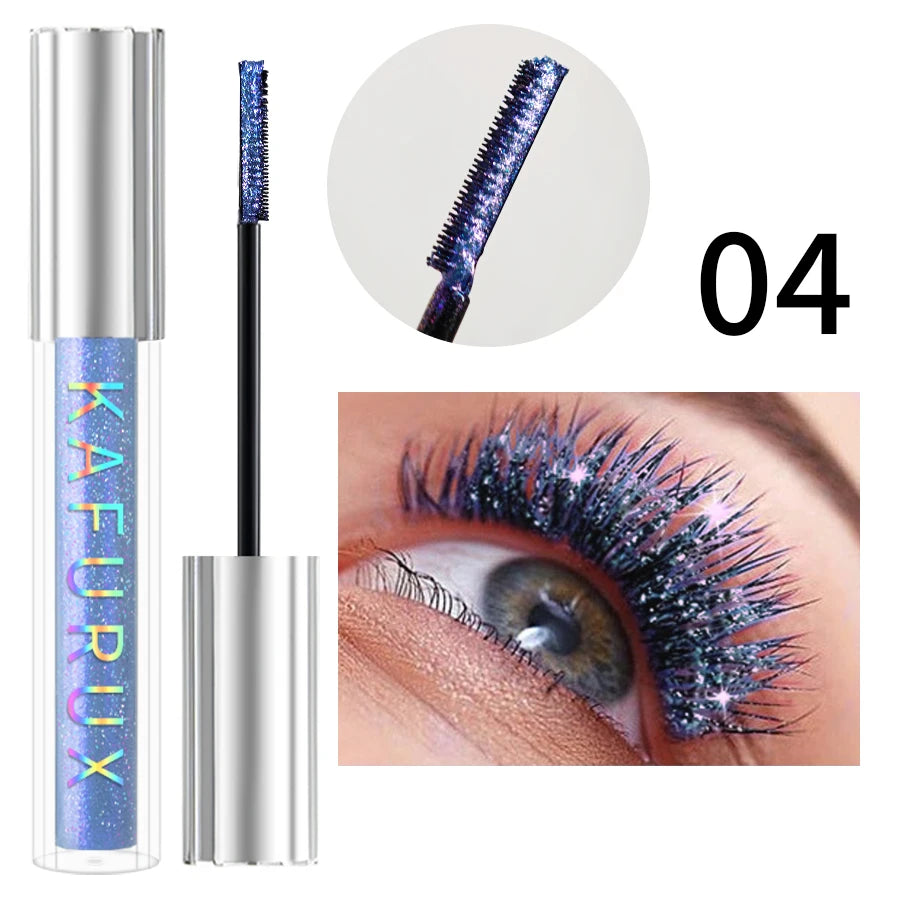 KAFURUX Diamond Glitter Mascara – Shimmer, Volume & Waterproof