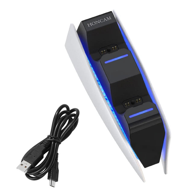 PS5 DualSense Dual Charging Dock – USB-C Contact Charger Stand