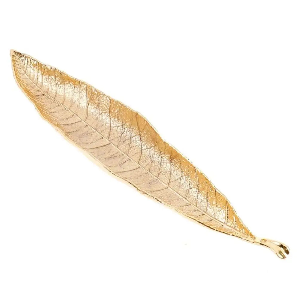Retro Leaf Incense Holder Tray | Zinc Alloy Zen Incense Rack